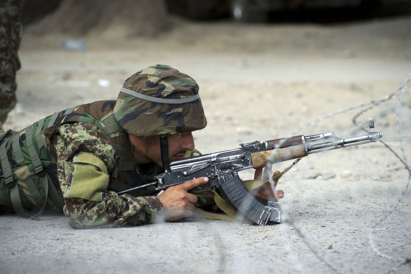 Afghanistan's security forces enlists about 350,000 people and frequently engages with the Taliban, which is waging violent insurgency. File Photo by Enayat Asadi/UPI