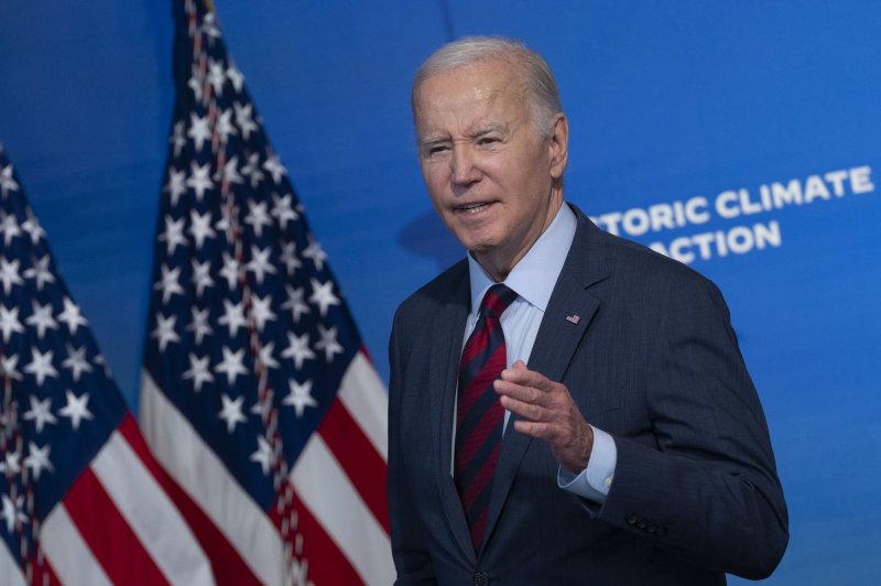 On Tuesday in Washington, President Joe Biden announced more than $6 billion in federal funds to strengthen U.S. climate resilience efforts. The investment aims to protect more than 21 million acres of public lands and waterways by reducing environmental pollution. Photo by Chris Kleponis/UPI