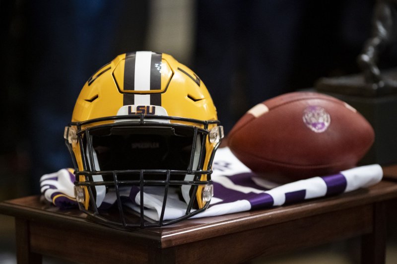 Liquid shock absorbers in a helmet could be one key to reducing the impact of concussions suffered while playing football, according to a paper published Friday by Stanford University researchers. File Photo by Al Drago/UPI