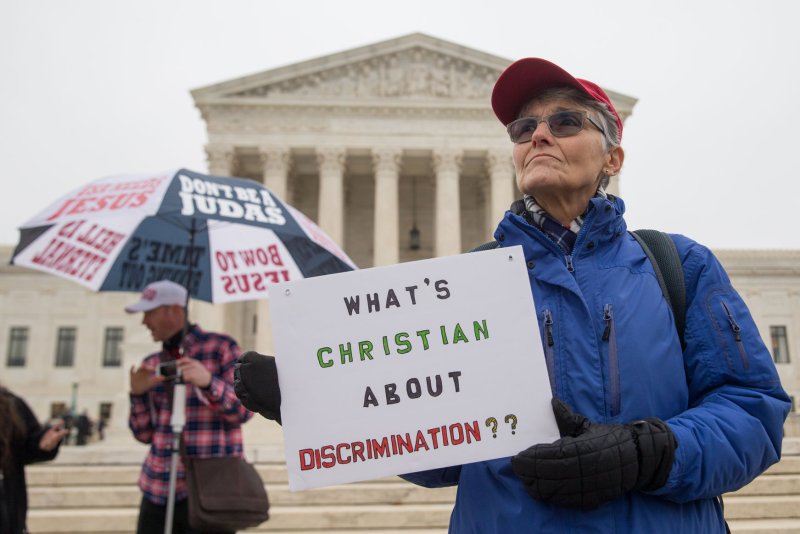 Supreme Court weighs case of same-sex marriage wedding cake