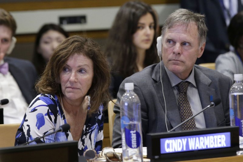 Cindy Warmbier and Fred Warmbier received $240 in seized assets from North Korea after the 2017 death of their son, Otto. Photo by John Angelillo/UPI