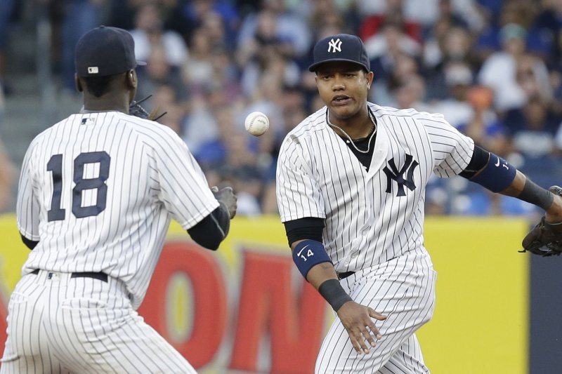 Starlin Castro's slam powers New York Yankees past Cleveland Indians 13-7