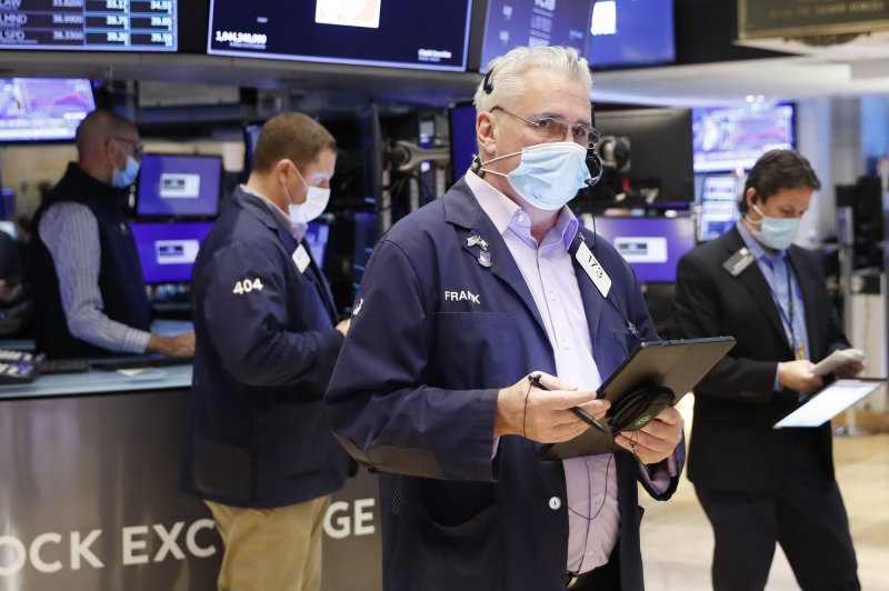 The Dow Jones Industrial Average fell 550 points on Thursday as all three major indexes closed negative for a quarter for the first time since the first quarter of 2020. File Photo by John Angelillo/UPI | <a href="/News_Photos/lp/ddfb0a7821b11bf8a16cd3fe1786bbea/" target="_blank">License Photo</a>