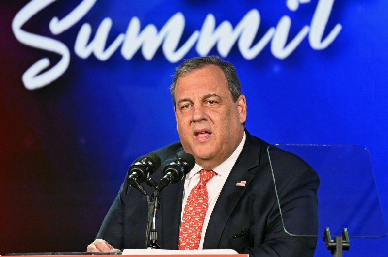 Former New Jersey governor and presidential hopeful Chris Christie did not make it on the list of names for the Maine presidential primary. File Photo by Joe Marino/UPI