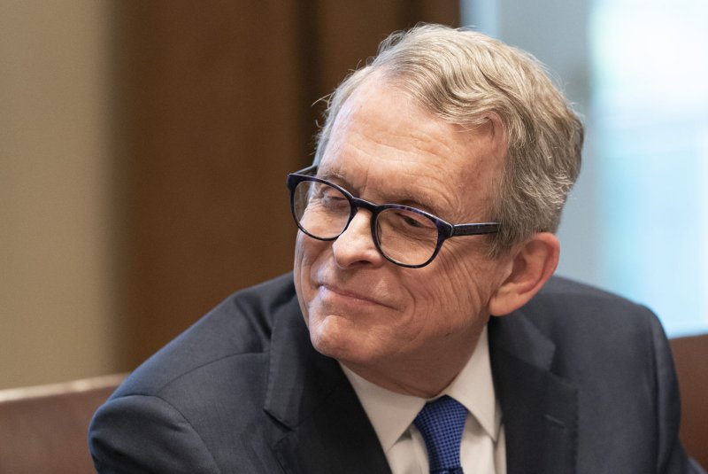 Ohio Gov. Mike DeWine campaigned in support of a "heartbeat" abortion bill. File Photo by Chris Kleponis/UPI | <a href="/News_Photos/lp/2a2f8d30859d917bc612eea8c6343b2e/" target="_blank">License Photo</a>