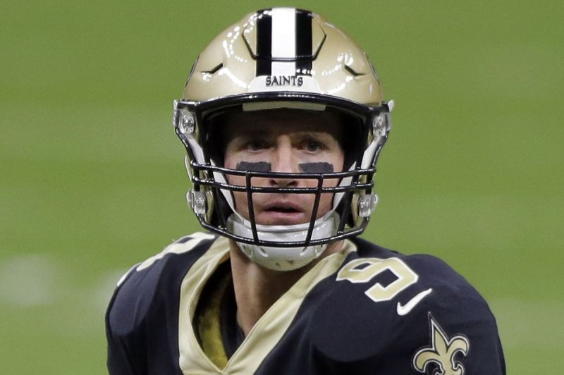 New Orleans Saints quarterback Drew Brees threw a touchdown and rushed for a touchdown in a win over the Los Angeles Chargers on Monday in New Orleans. File Photo by AJ Sisco/UPI