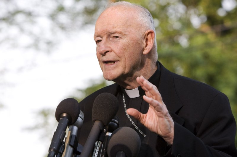 Former Catholic Cardinal Theodore McCarrick, who was defrocked by Pope Francis in 2019, is facing a second sexual assault charge. The 92-year-old was charged with fourth-degree sexual assault Monday in Wisconsin. McCarrick is facing a similar charge in Massachusetts. File photo by Patrick D. McDermott/UPI Photo