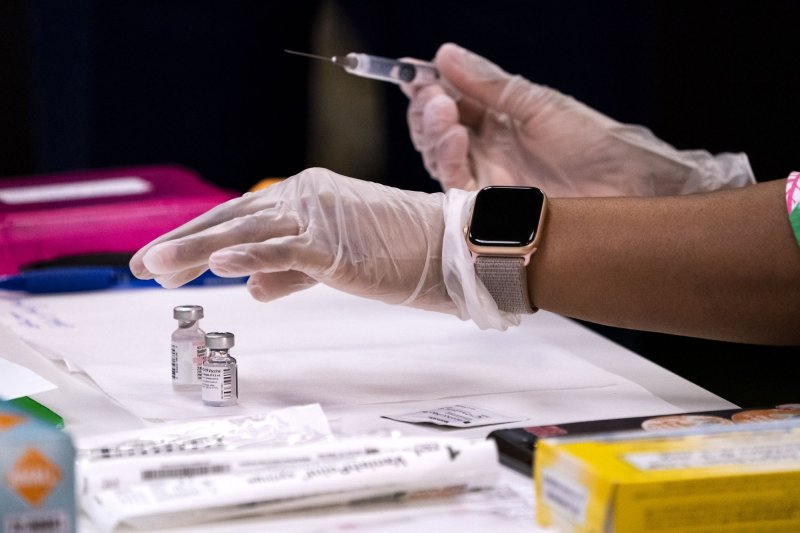 The U.S. Department of Veterans Affairs and Department of Health and Human Services announced Thursday that they will soon require most employees to get vaccinated against COVID-19. &nbsp;File Photo by Kevin Dietsch/UPI