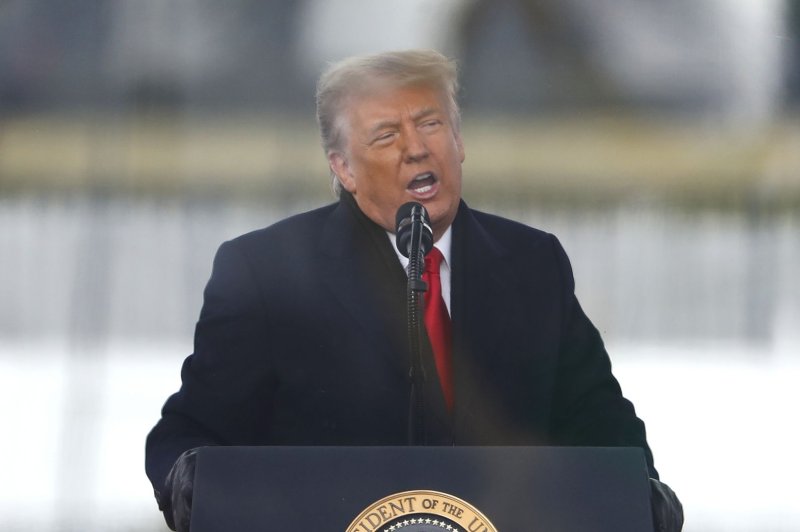 President Donald Trump incited his many dedicated followers to protest the counting of electoral votes on Wednesday in Washington. Tens of thousands accepted the provocation. &nbsp;Pool Photo by Shawn Thew/UPI