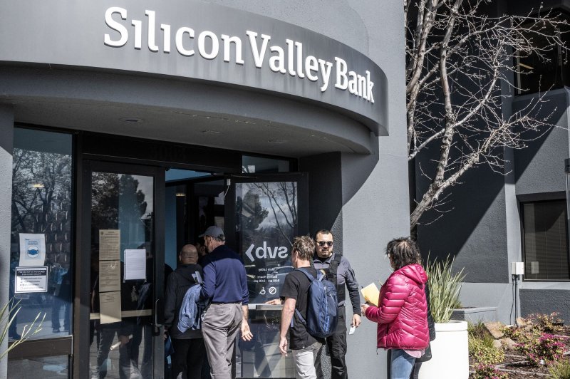 Silicon Valley's 17 former branches will open Monday under the ownership of First Citizens Bank. Photo by Terry Schmitt/UPI
