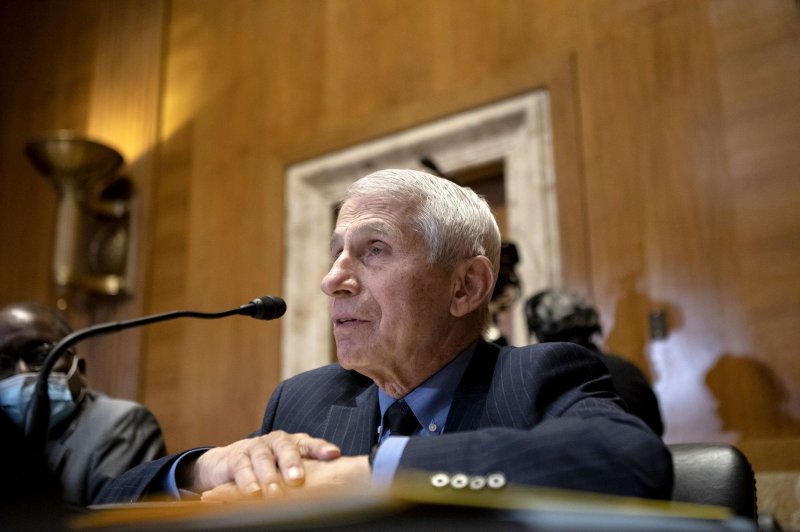 A West Virginia man will spend three years in federal prison for sending threatening emails to Dr. Anthony Fauci. Pool Photo by Anna Rose Layden/UPI