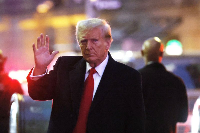 Former President Donald Trump, shown here last month in New York, attended a federal court hearing in Florida on Monday about classified information in the election interference case against him. Photo by John Angelillo/UPI