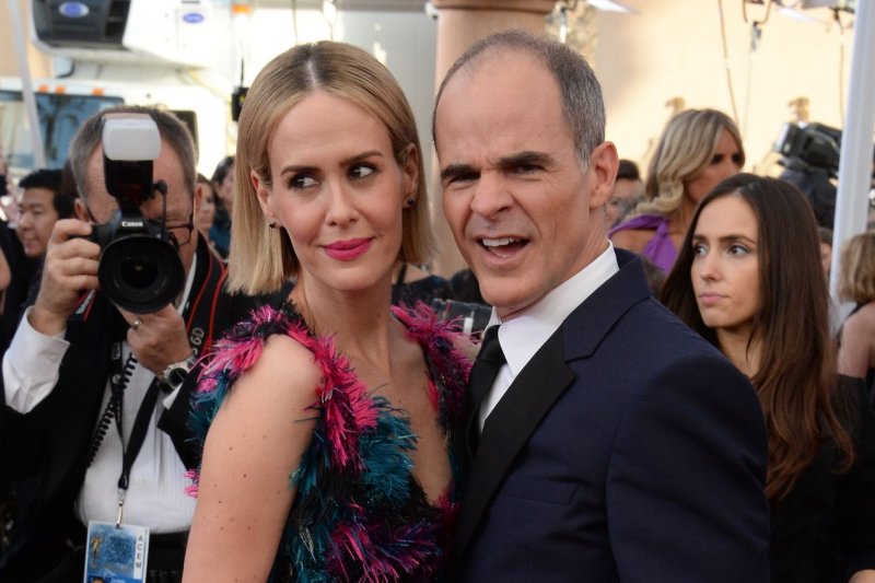 From left, actors Sarah Paulson and Michael Kelly attend the 22nd annual Screen Actors Guild Awards in Los Angeles on January 30, 2016. File Photo by Jim Ruymen/UPI