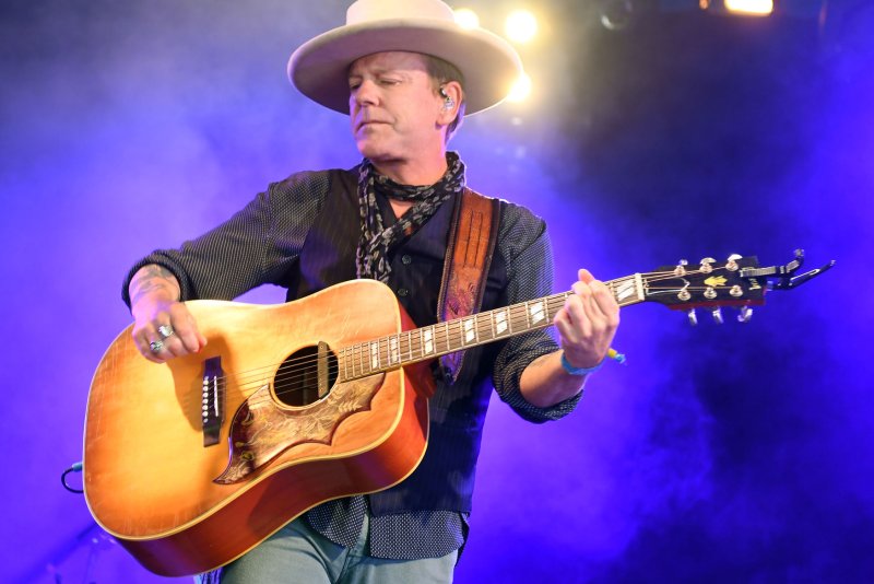 Kiefer Sutherland has signed on to star in a new docu-series about the late John Lennon. File Photo by Rune Hellestad/UPI