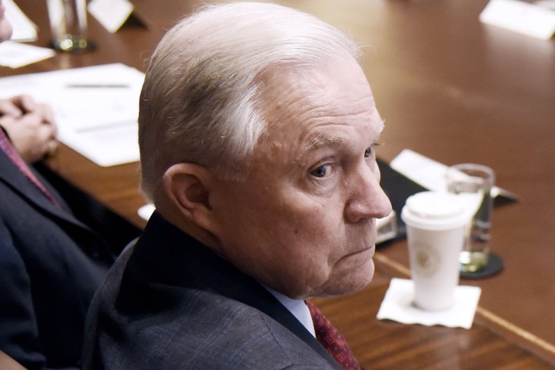 A restaurant owner in Houston says he's faced criticism, including death threats, for serving U.S. Attorney General Jeff Sessions last week. File Photo by Olivier Douliery/UPI