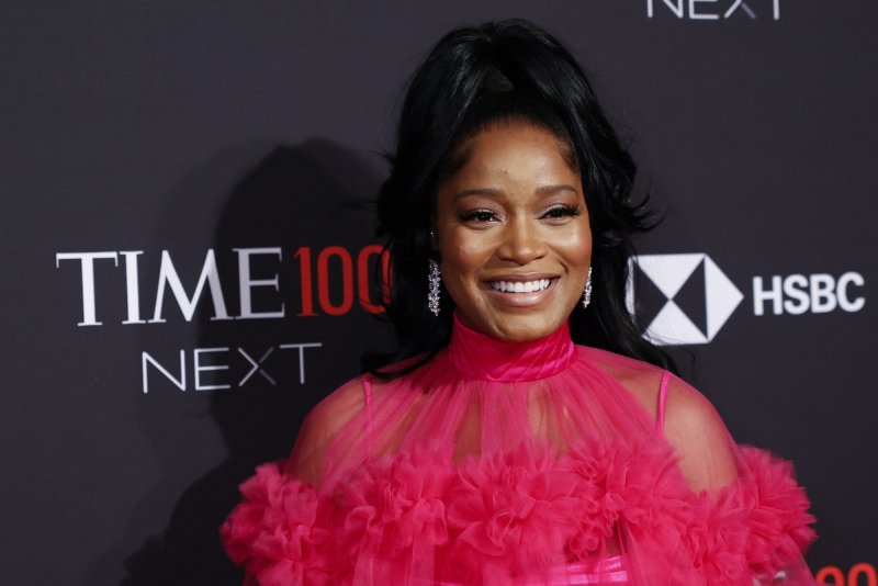 Keke Palmer arrives on the red carpet at TIME100 Next Gala in October 2022 in New York City. She announced a new album and a new movie "Big Boss" coming May 12 on her own KeyTV. File Photo by John Angelillo/UPI