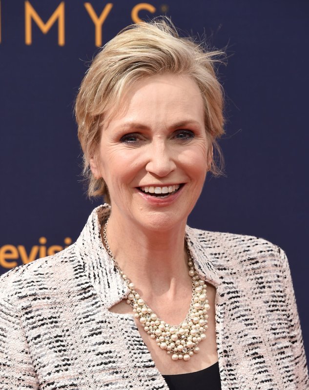 Jane Lynch's "Party Down" wraps up its third season on Friday. File Photo by Gregg DeGuire/UPI