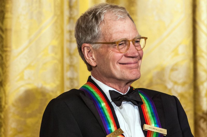 Comedian David Letterman attends the Kennedy Center Honors reception at the White House on Dec. 2, 2012 in Washington, DC. UPI photo by Brendan Hoffman/Pool