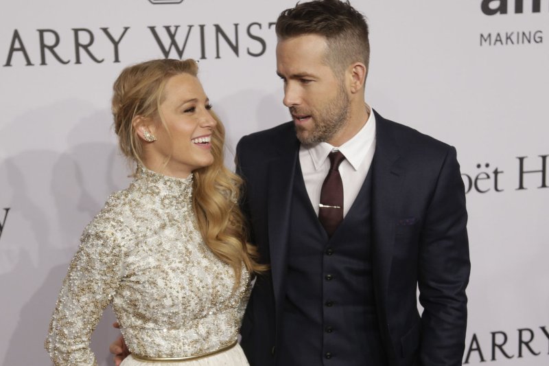 Blake Lively and Ryan Reynolds arrive on the red carpet 2016 amfAR New York Gala at Cipriani Wall Street on February 10, 2016. While promoting his new film "Deadpool," Reynolds described the awkward first date he went on with Lively. Photo by John Angelillo/UPI