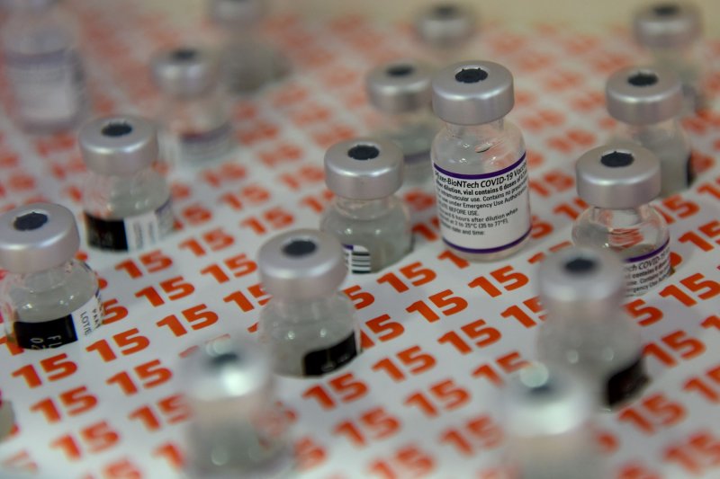 A new four-year contract extension between the European Union and Pfizer-BioNTech ensures continued EU access to COVID-19 vaccines adapted to new variants as soon as they are authorized by regulators. File Photo by Debbie Hill/UPI