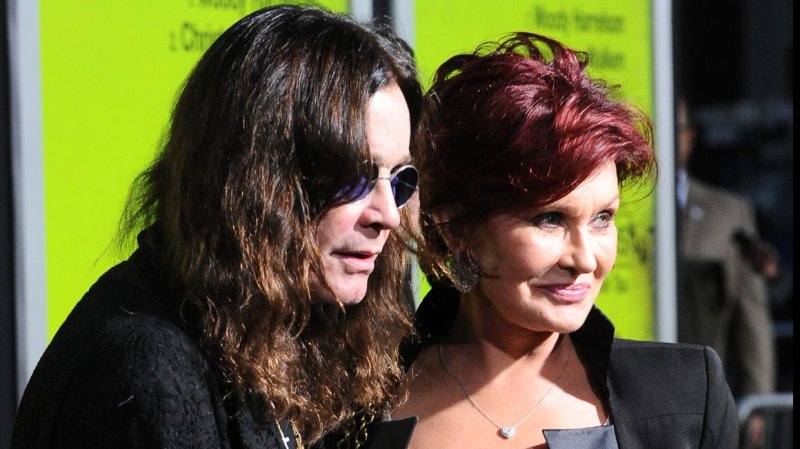 Ozzy Osbourne and his wife Sharon Osbourne attend the premiere of the motion picture crime comedy "Seven Psychopaths", at the Bruin Theatre in the Westwood section of Los Angeles on October 1, 2012. UPI/Jim Ruymen