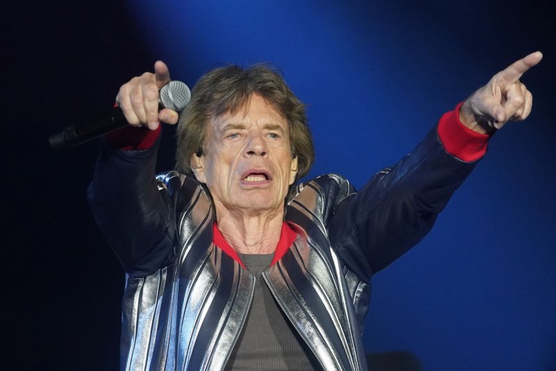 Mick Jagger received well-wishes from his Rolling Stones bandmates Keith Richards and Ronnie Wood on his 80th birthday. File Photo by Bill Greenblatt/UPI