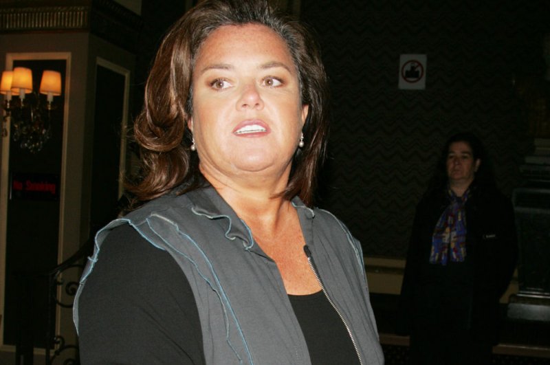 Rosie O'Donnell arrives for Bea Arthur's memorial service at the Majestic Theater in New York on Sept. 14, 2009. Photo by Laura Cavanaugh/UPI