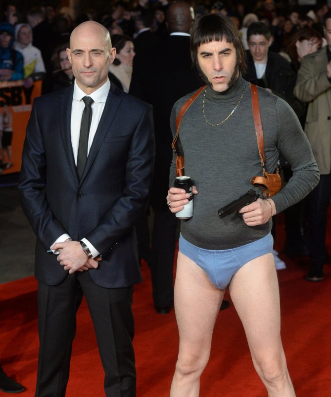 Sacha Baron Cohen attends 'Grimsby' premiere in underwear