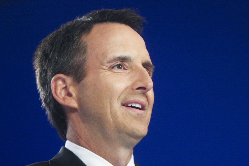Tim Pawlenty, who ended his bid for the U.S. Republican presidential nomination in August, moved Tuesday to disband his campaign. 2011 file photo. UPI/Ryan T. Conaty