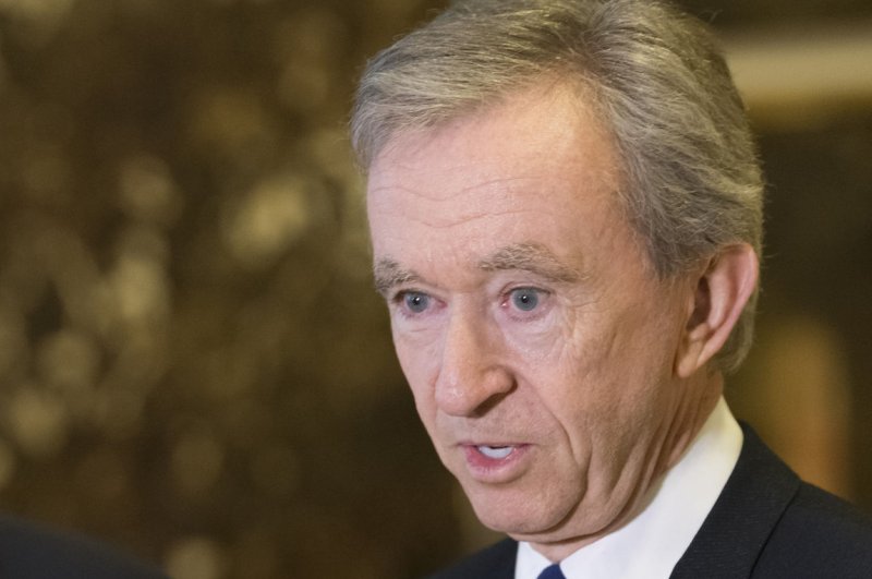 French billionaire Bernard Arnault has become the world's richest person, with a net worth of $201 billion, according to Bloomberg's Billionaires Index. Pool photo by Albin Lohr-Jones/UPI