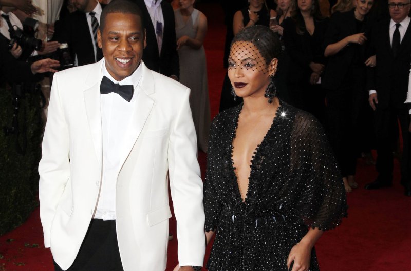 Jay-Z and Beyonce. UPI/John Angelillo