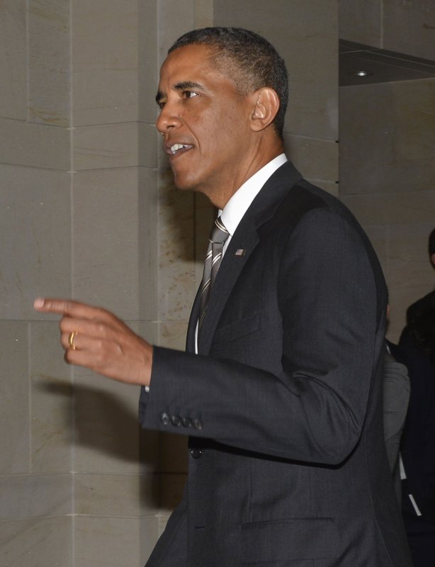U.S. President Barack Obama at the Capitol in Washington, July 31, 2013. UPI/Mike Theiler