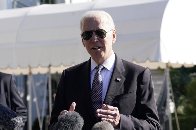 U.S. President Joe Biden on Thursday warned of "Armageddon" as he asserted that Russian President Vladimir Putin is "not joking" about his threats to use nuclear weapons amid the war in Ukraine. Photo by Yuri Gripas/UPI | <a href="/News_Photos/lp/77e25842c19b84943d0a859fb4647460/" target="_blank">License Photo</a>