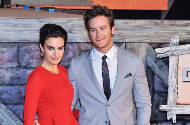 Actor Armie Hammer and his wife Elizabeth Chambers. UPI/Keizo Mori