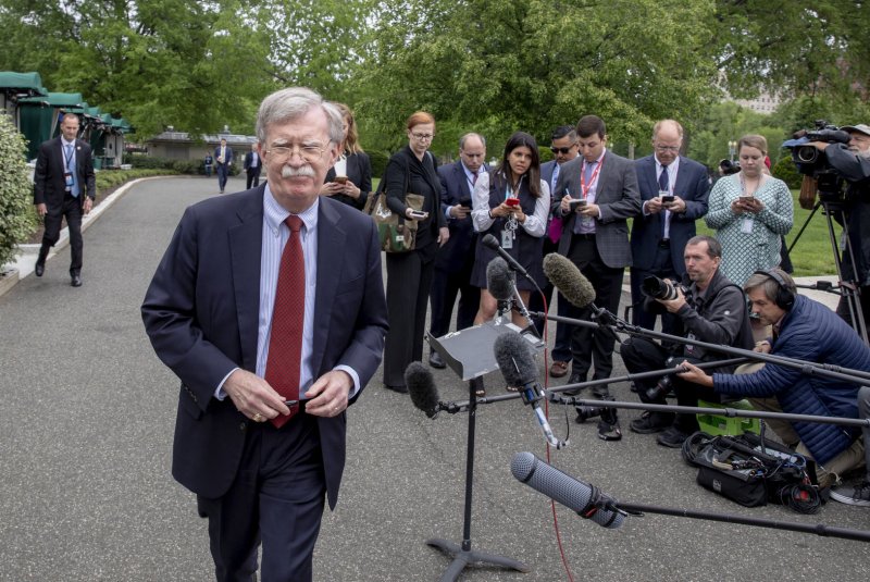 In Middle East for security talks, John Bolton blames Iran for tanker attacks