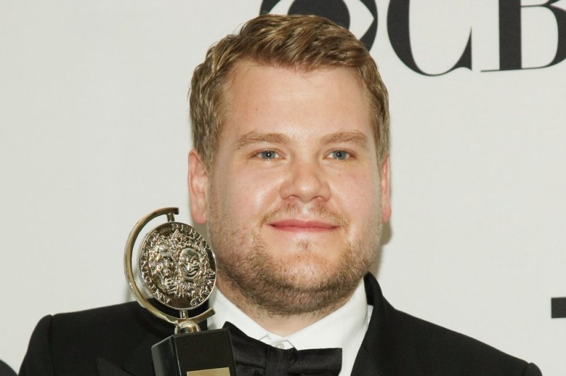 James Corden, winner of the "Best Performance by an Actor in a Leading Role in a Play" for his role in One Man, Two Guvnors, poses for photographer during the 66th Annual Tony Awards held at the Beacon Theatre on June 10, 2012 in New York City. UPI/Monika Graff
