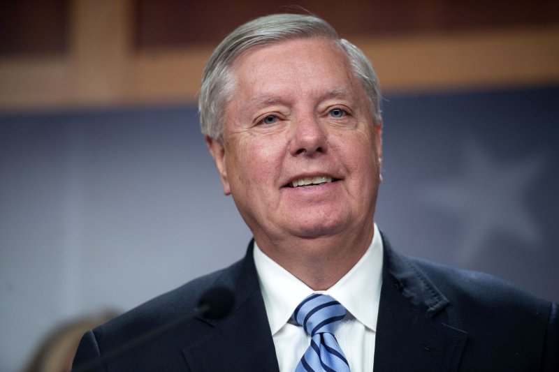 Judge Leigh Martin May on Monday ordered attorneys for Sen. Lindsey Graham, R-S.C., to provide a list of questions a grand jury can ask the senator about efforts to overturn Georgia's 2020 presidential election. File Photo by Bonnie Cash/UPI | <a href="/News_Photos/lp/ee4848b3dc38b284384e8fbaf1a37eb6/" target="_blank">License Photo</a>