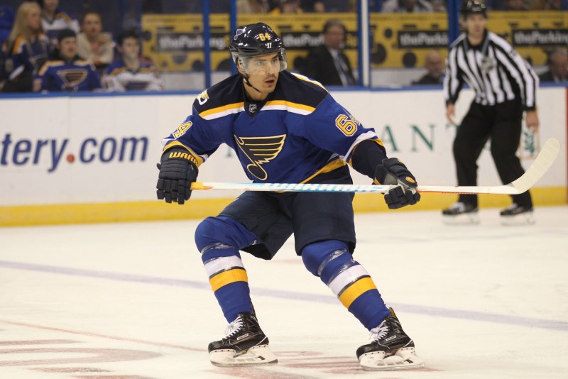 Nail Yakupov has productive night in home debut for St. Louis Blues