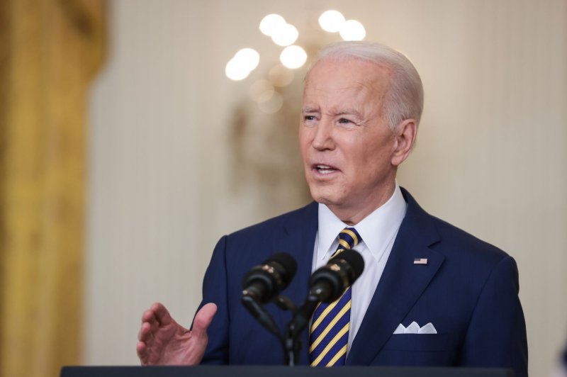 President Joe Biden said he expects Russia will invade Ukraine but said Moscow would face a "severe cost" if it carries out "what they're capable of doing" with the forces amassed on the border between the countries.&nbsp;Photo by Oliver Contreras/UPI