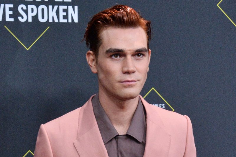 "Riverdale" actor KJ Apa stars in "Songbird," a new film coming to Hulu in April. File Photo by Jim Ruymen/UPI | <a href="/News_Photos/lp/18ce3a1e4cd40f01f6cf3b34c1b001ee/" target="_blank">License Photo</a>