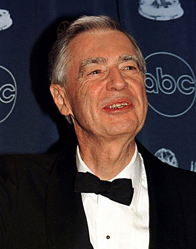 NYP2003022701 - NEW YORK, Feb. 27 (UPI) Fred Rogers, reknowned TV personality for his popular children's show "Mister Rogers' Neighborhood," died on Feb. 27, 2003, at the age of 74 from stomach cancer. Rogers, an ordained Presbyterian minister, produced his show from 1968 to 2001 from the Pittsburgh public television station WQED.The show is in reruns on PBS affilates. rlw/ep/Ezio Petersen UPI