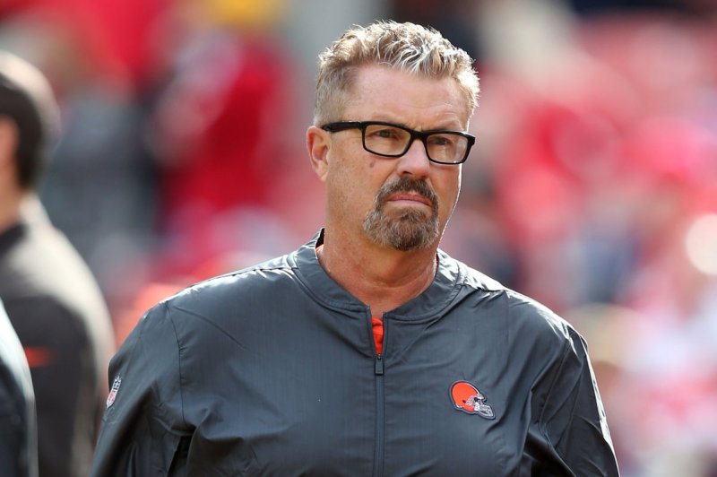 Cleveland Browns interim head coach Gregg Williams looks on prior to the Chiefs' game against the Cleveland Browns on November 4, 2018 at FirstEnergy Stadium in Cleveland, Ohio. Photo by Aaron Josefczyk/UPI