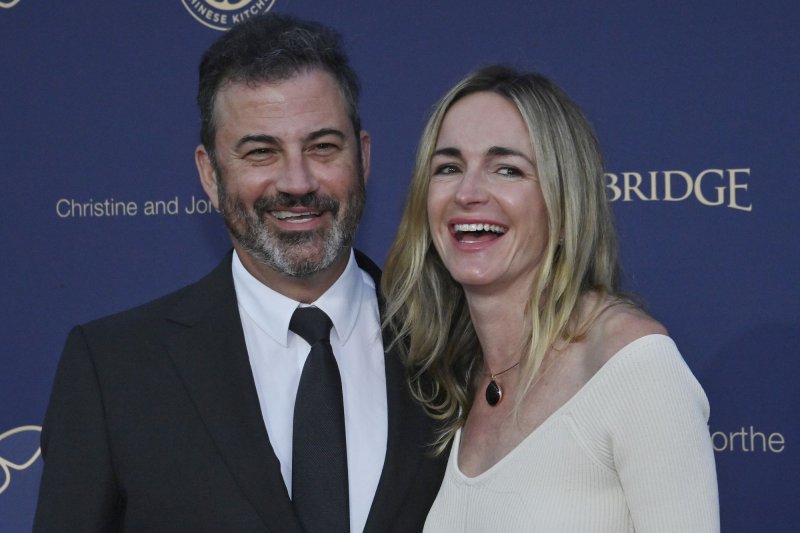 Jimmy Kimmel will host and Molly McNearney will executive produce the 96th Oscars telecast in March. File Photo by Jim Ruymen/UPI