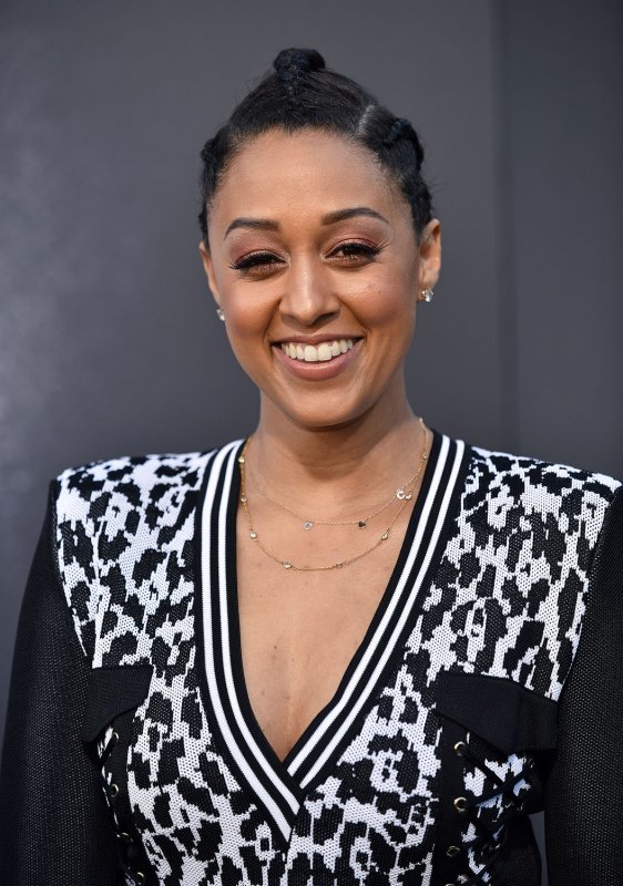 Tia Mowry shared a first photo with her baby girl Sunday on Instagram. File Photo by Christine Chew/UPI