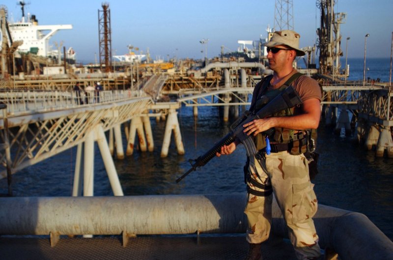 Some 20 years after U.S. military forces invaded Iraq, oil remains a central component of internal tensions between the Kurdish government and the central government in Baghdad. File photo by Wes Eplen/Navy/UPI