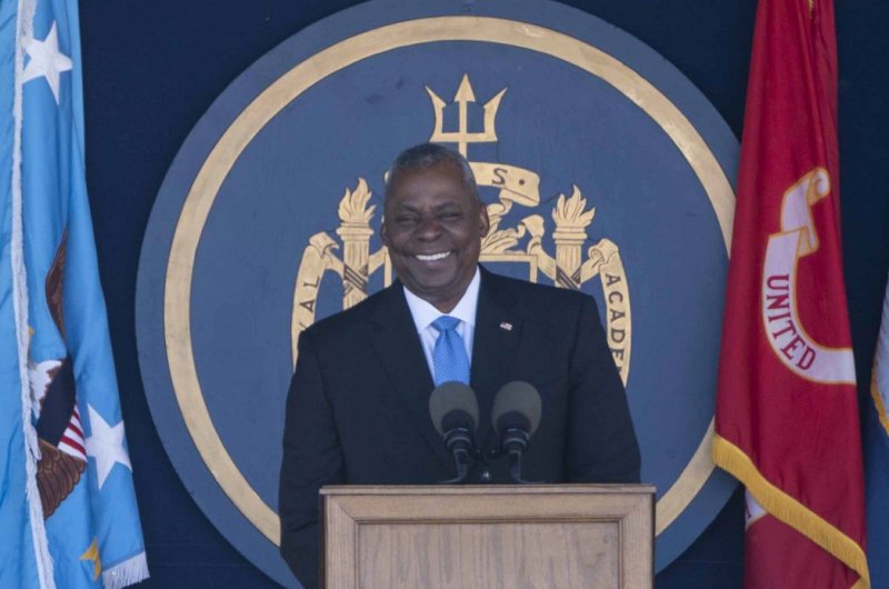 U.S. Secretary of Defense Lloyd Austin urged China to continue communication with the United States to avoid any unnecessary conflicts. Photo by Bonnie Cash/UPI
