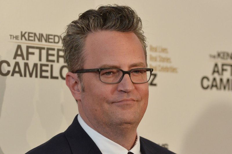 Matthew Perry, an actor who played Chandler Bing on "Friends," will release a memoir in 2022. File&nbsp;Photo by Jim Ruymen/UPI