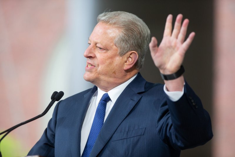 Al Gore, an environmentalist and former U.S. Vice President, says self-reporting on greenhouse gas emissions from the oil and gas industry opens that reporting up to cheating. File Photo by Matthew Healey/ UPI