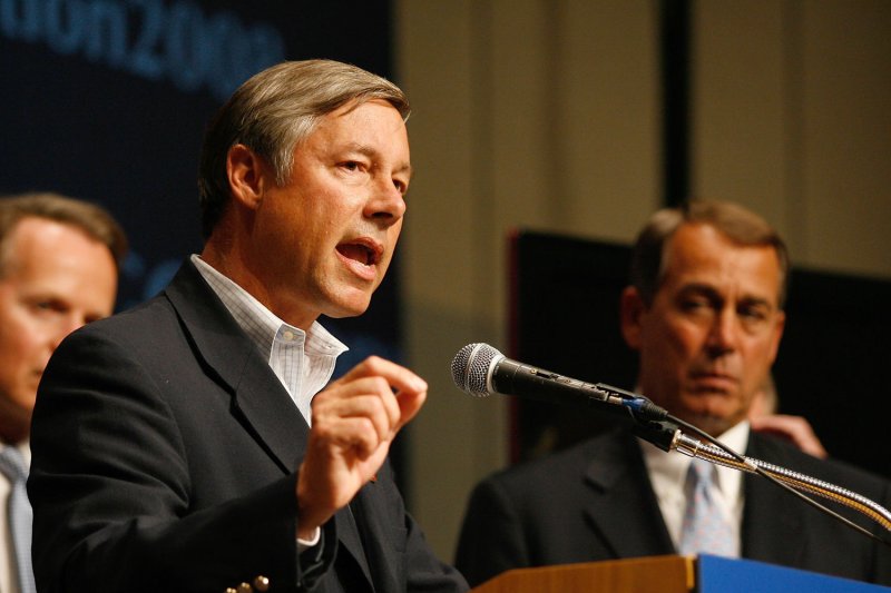 Rep. Fred Upton, R-Mich., said U.S. crude oil export policies should match what some describe as the era of abundance. File photo by Brian Kersey/UPI