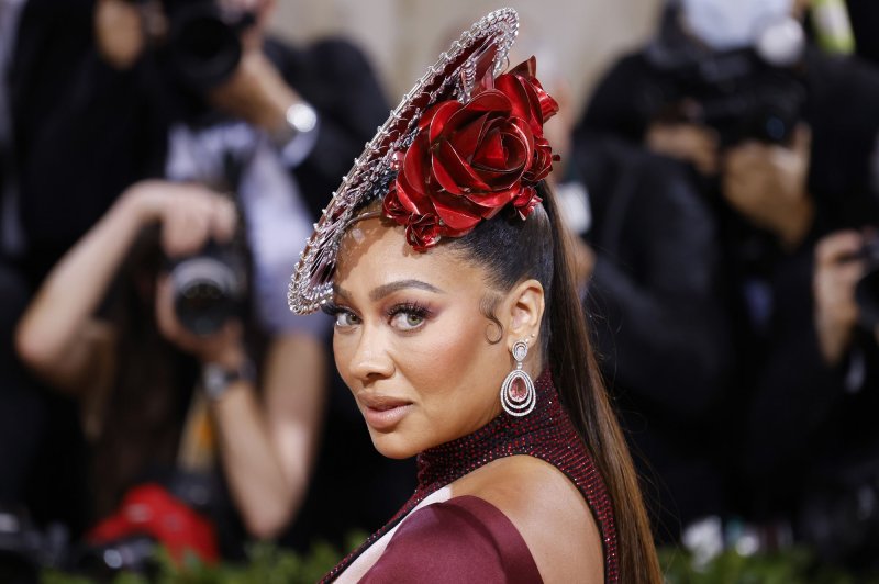 La La Anthony arrives on the red carpet for The Met Gala at The Metropolitan Museum of Art celebrating the Costume Institute opening of "In America: An Anthology of Fashion" in New York City on May 2. The actor turns 40 on June 25. File Photo by John Angelillo/UPI | <a href="/News_Photos/lp/a5b64e192785918c49d41b7ab88c1e03/" target="_blank">License Photo</a>